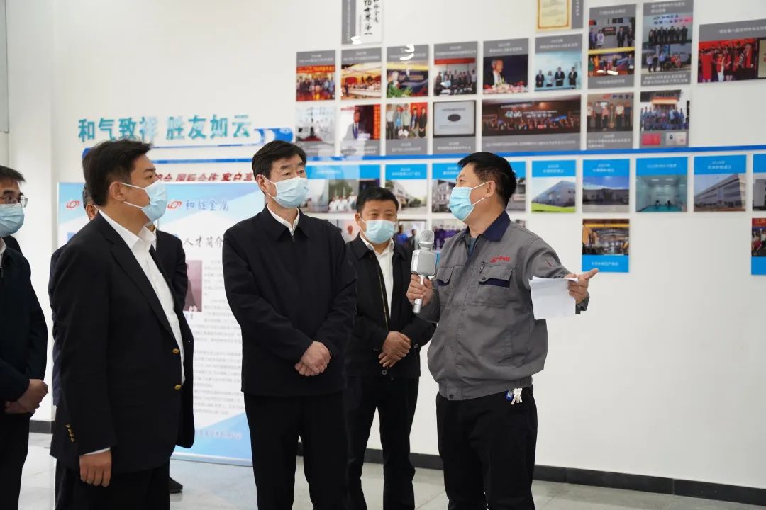 海安市政協李春旺主席一行到江蘇和勝指導工作